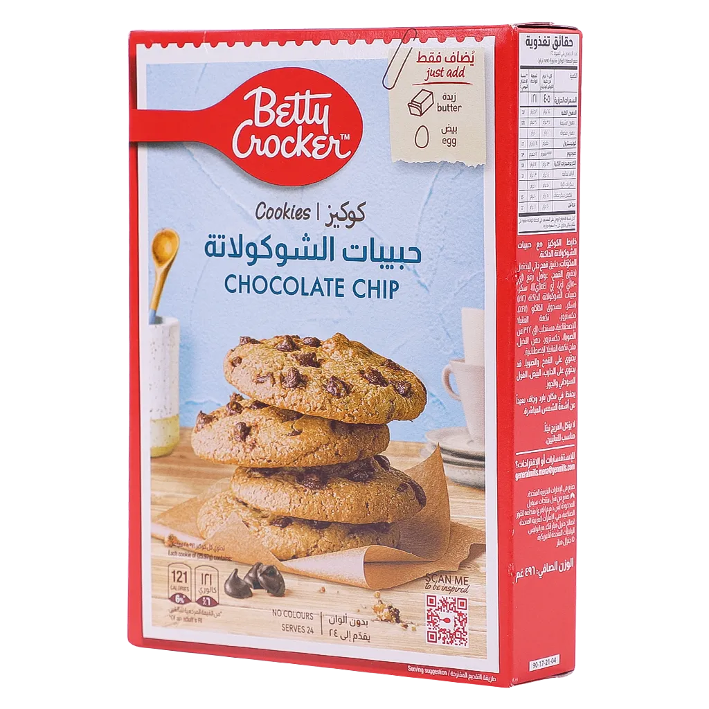 016000578609_1 بيتي كروكر خليط الكويكز بقطع الشوكولاتة 496 ج - الصورة 1