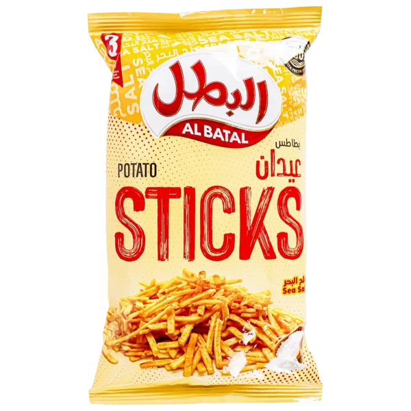 البطل عيدان بطاطس ملح البحر 80 ج
