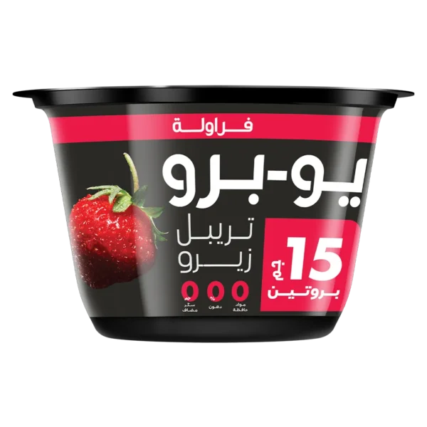 يوبرو زبادي بروتين فراولة 150 ج