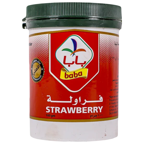 بابا ملون طعام فراولة 100 ج
