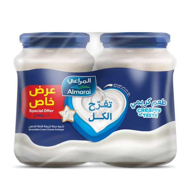 المراعي شبيه جبنة كريمية قابلة للدهن 2 حبة 500 ج