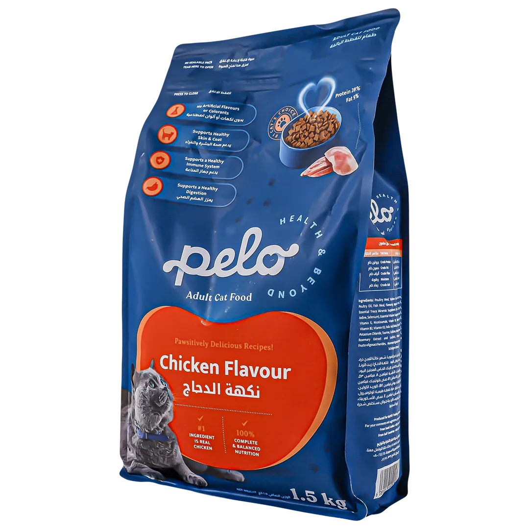 1fa26cb9-41d7-4eb4-8085-5e6ebefa5732 بيلو طعام جاف للقطط البالغة نكهة الدجاج 1.5 كج - الصورة 1