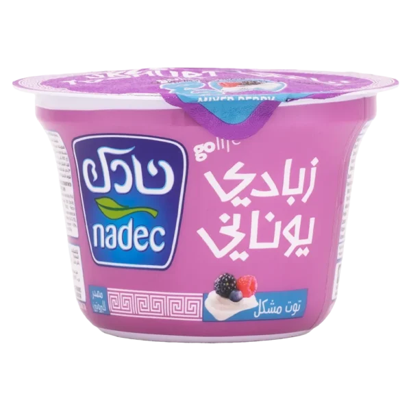 نادك زبادي يوناني بالتوت مشكل 160 ج