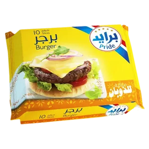 برايد جبنة شيدر شرائح برجر 200 ج