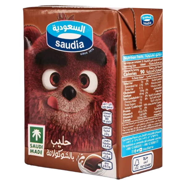 السعودية حليب بالشوكولاته 200 مل