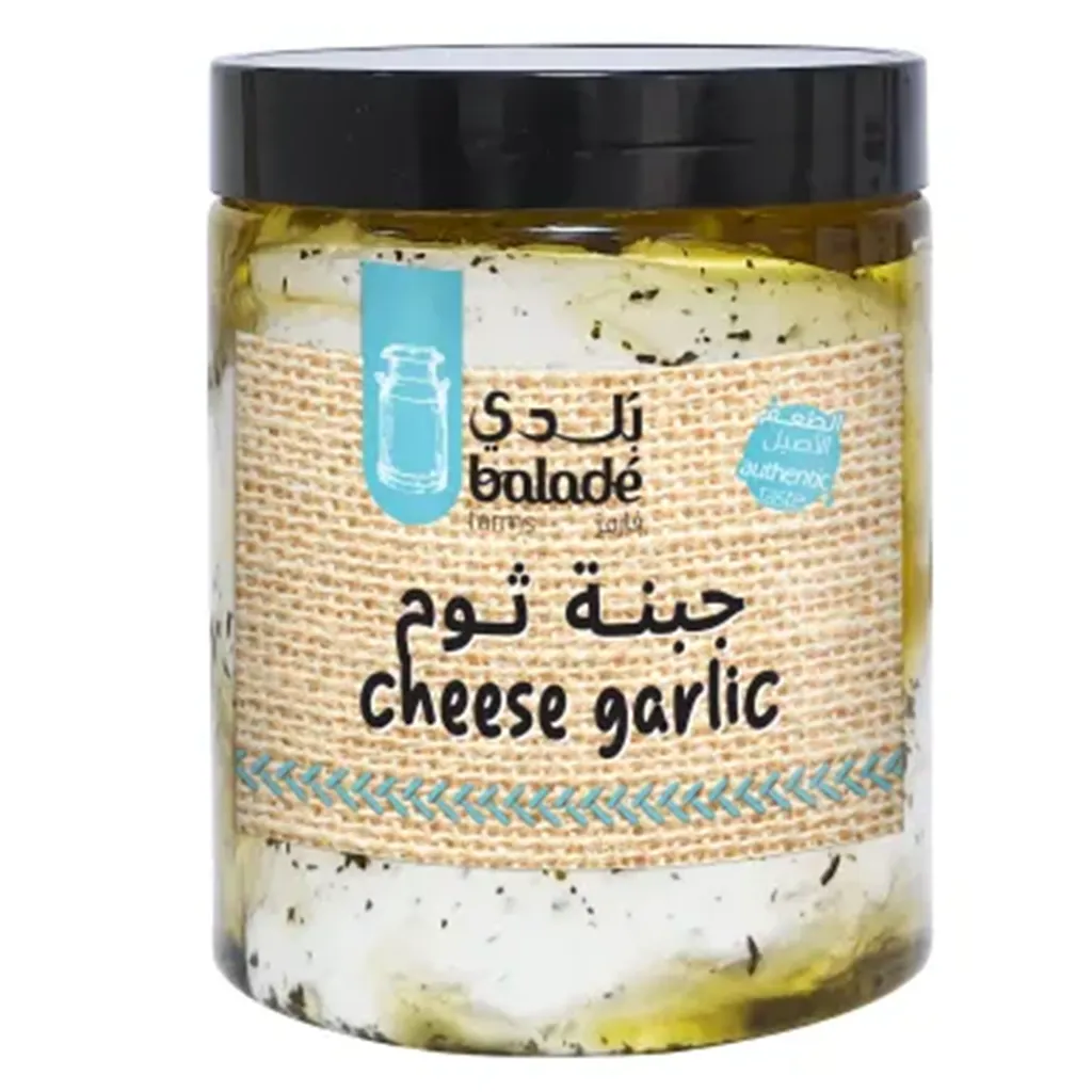 28148867-2a95-4372-8c6d-0cb9ec4fffad بلدي جبنة بالثوم و زيت الزيتون 500 ج - الصورة 1