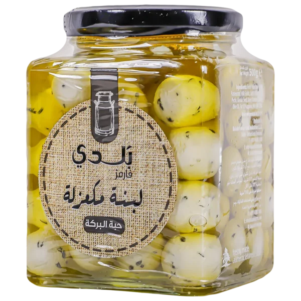 بلدي لبنة مكعزلة طبيعية بحبة البركة و زيت الزيتون 500 ج