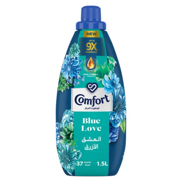 كومفورت منعم الأقمشة المركز العشق الأزرق 1.5 لتر