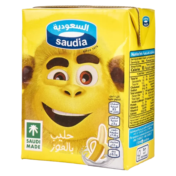 السعودية حليب بالموز 200 مل
