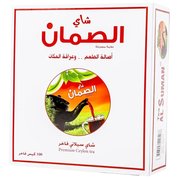 الصمان شاي احمر 100 كيس