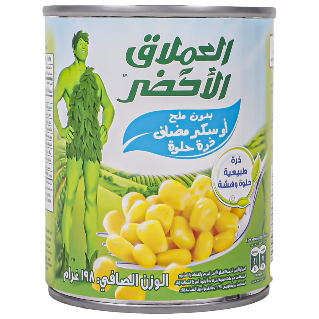 3254471007038_1 العملاق الاخضر ذرة حلوة بدون ملح 198 ج - الصورة 1