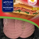 سنيورة شرائح مرتديلا بقري بالزيتون 200 ج