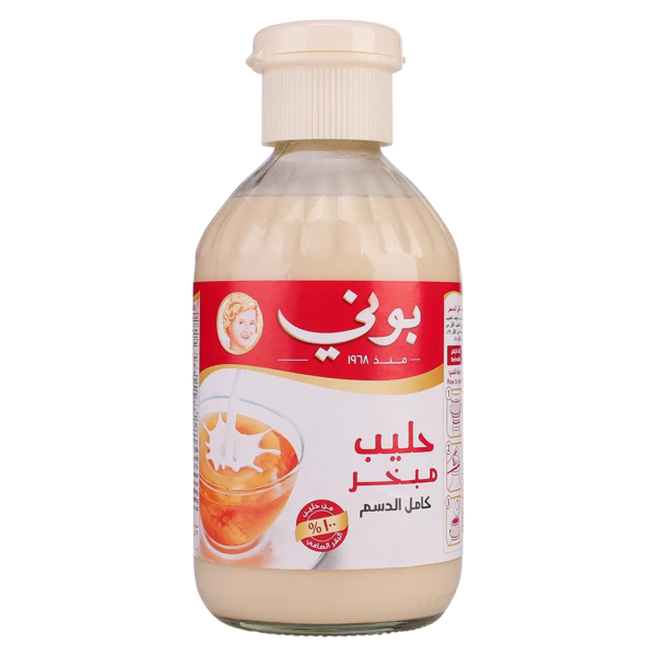 بوني زجاجة حليب مبخر كامل الدسم 340 ج