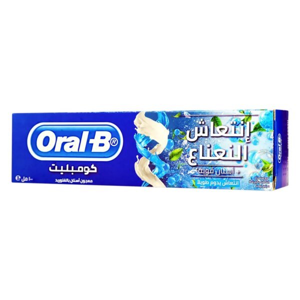 اورال بي كومبليت معجون أسنان إنتعاش إضافى بالنعناع 100 مل