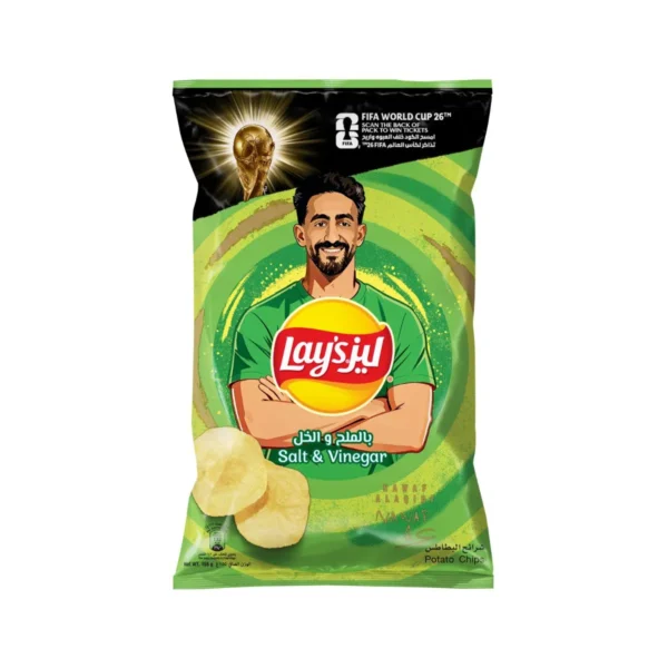 ليز شرائح البطاطس بالملح والخل 155-165 ج