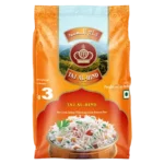 تاج الهند أرز بسمتي هندي أبيض طويل الحبة درجة أولى 3 كج