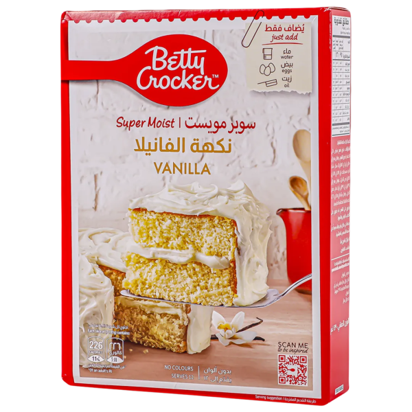 بيتي كروكر خليط كيك فانيليا 430 ج