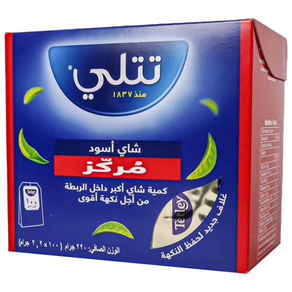 تتلي شاي أسود ثقيل 100 كيس