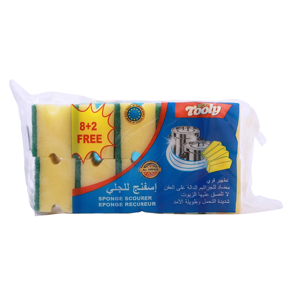 5319991245860_2 ايكو تولي إسفنجة وسيفة 8+2 مجانا - الصورة 1