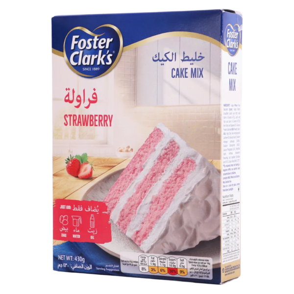 فوستر كلاركس خليط الكيك فراولة 430 ج