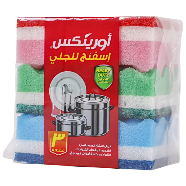 أورينكس اسفنج للجلي 3 حبه