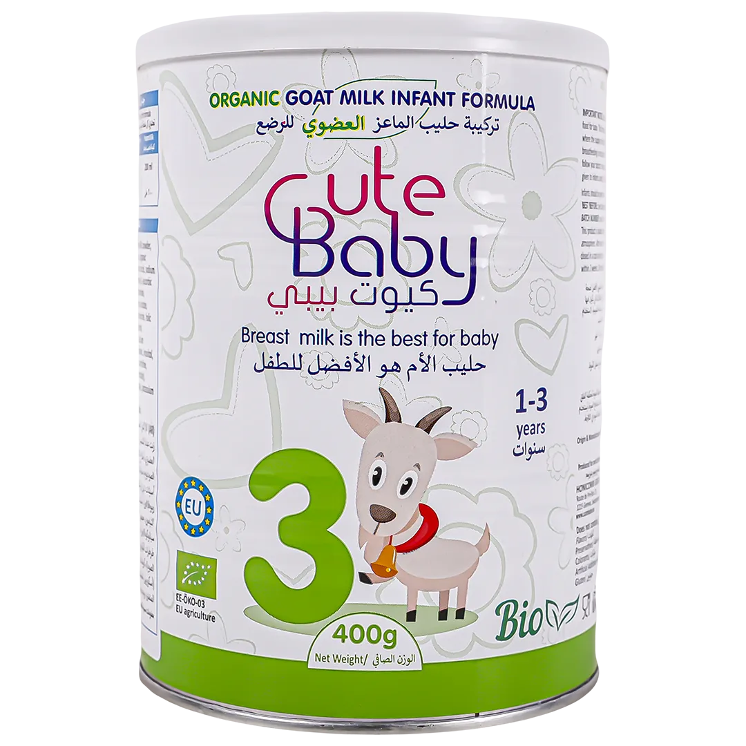 579d47f5-5aa8-4d4a-9998-02f0325e579d كيوت بيبي حليب ماعز عضوي للرضع مرحله 3 من 1 سنه الى 3 سنين 400 ج - الصورة 1