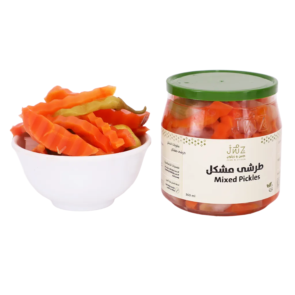 58b2dd68-e871-46b9-9da1-9aadd51ce814 طرشي مشكل ٣٦٠ جرام- جبن وزيتون - الصورة 1