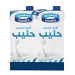 السعودية حليب كامل الدسم 4 حبات 1 لتر