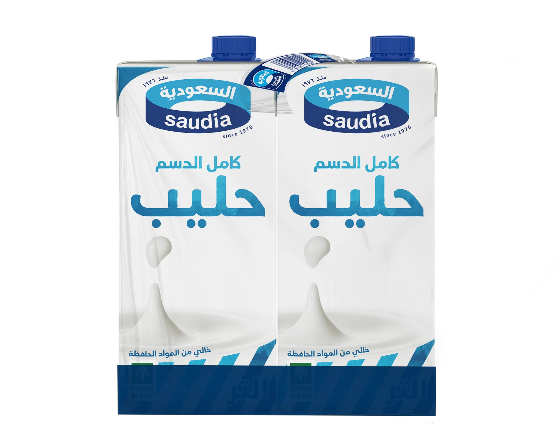5a82a9c4-3d92-4544-9bea-f19069ee10c0 السعودية حليب كامل الدسم 4 حبات 1 لتر - الصورة 1