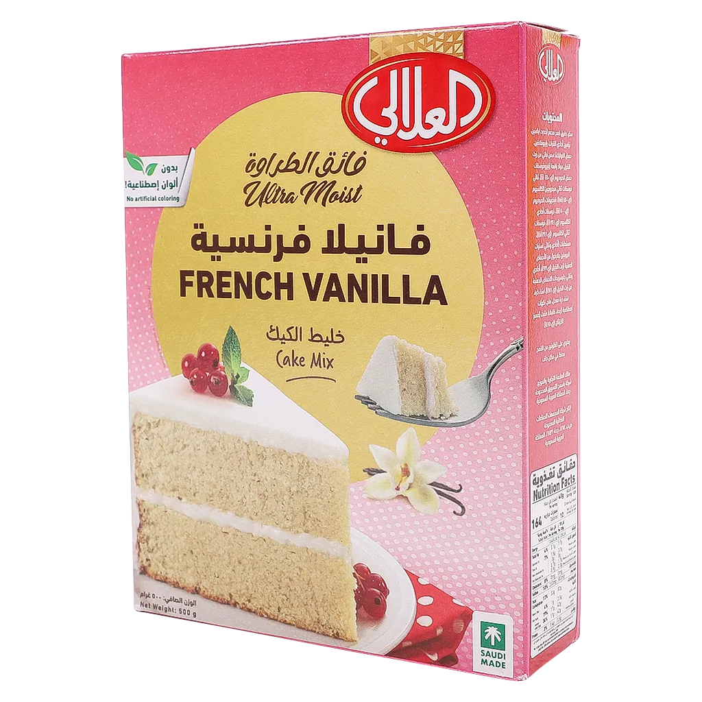 617950200352_1 العلالي خليط كيك الفانيلا الفرنسية 500 ج - الصورة 1