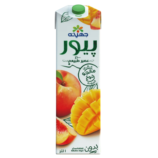 جهينة بيورعصيركوكتيل مانجو خوخ 1 لتر