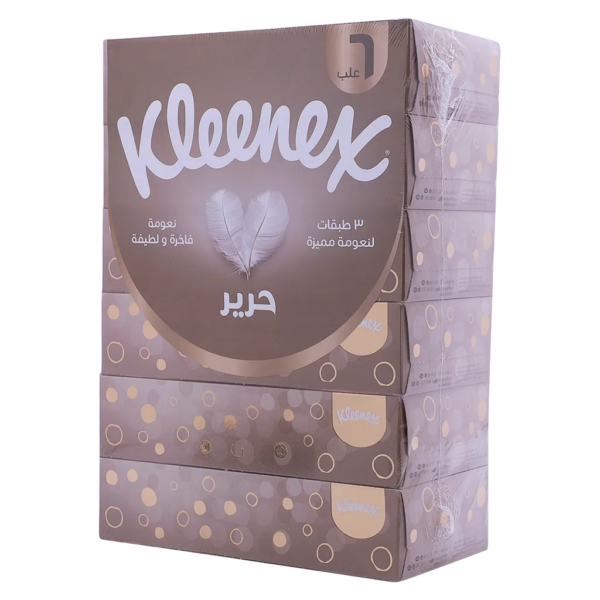 كلينكس مناديل سيلك للوجه 6 قطع 50 مناديل