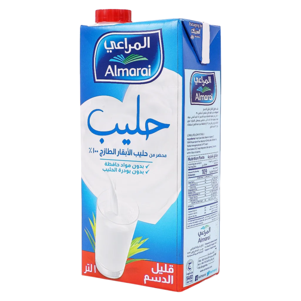 المراعي حليب قليل الدسم 1 لتر