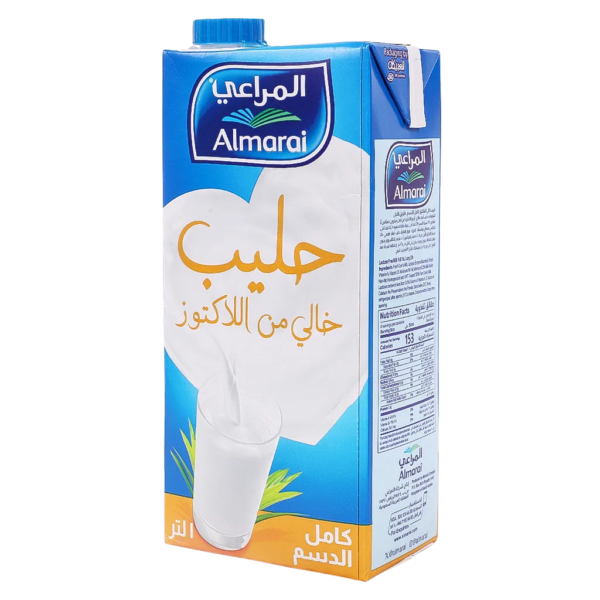 المراعي حليب خالي من اللاكتوز 1 لتر