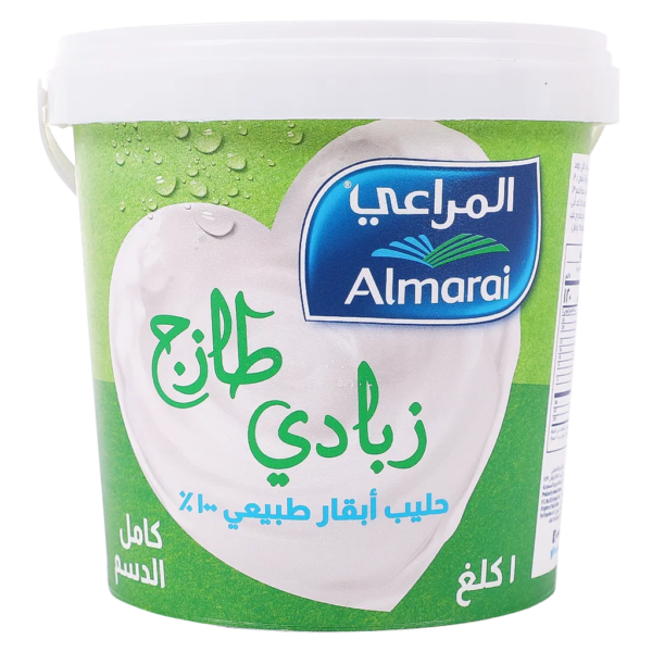 المراعي زبادي كامل الدسم 1 كج