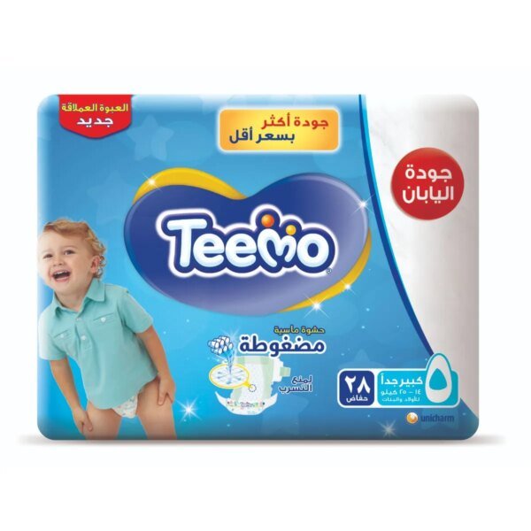 تيمو حفاضات مقاس جونيور العبوة العملاقه رقم 5 عدد 28 حفائض
