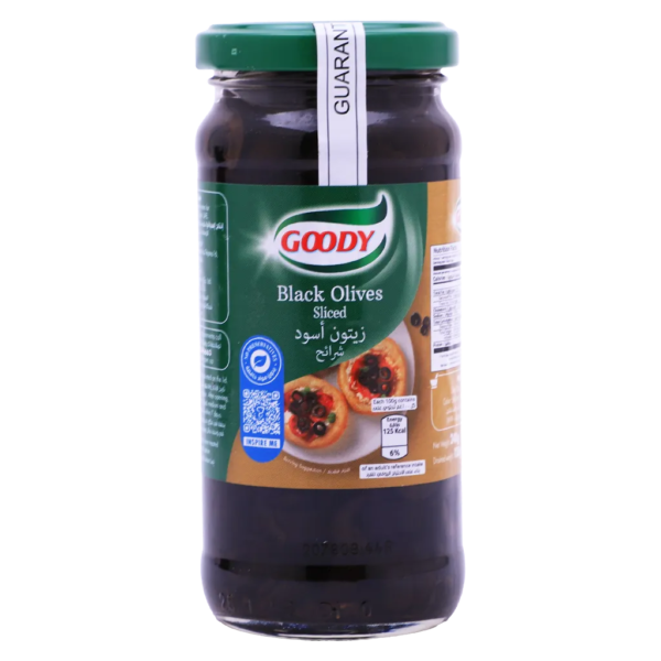 قودي زيتون أسود مقطع شرائح 240 ج