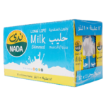 ندى حليب منزوع الدسم 12 حبة 1 لتر