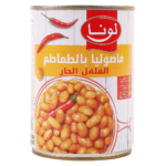 لونا فاصوليا بالصلصة الطماطم والفلفل الحار 380 ج