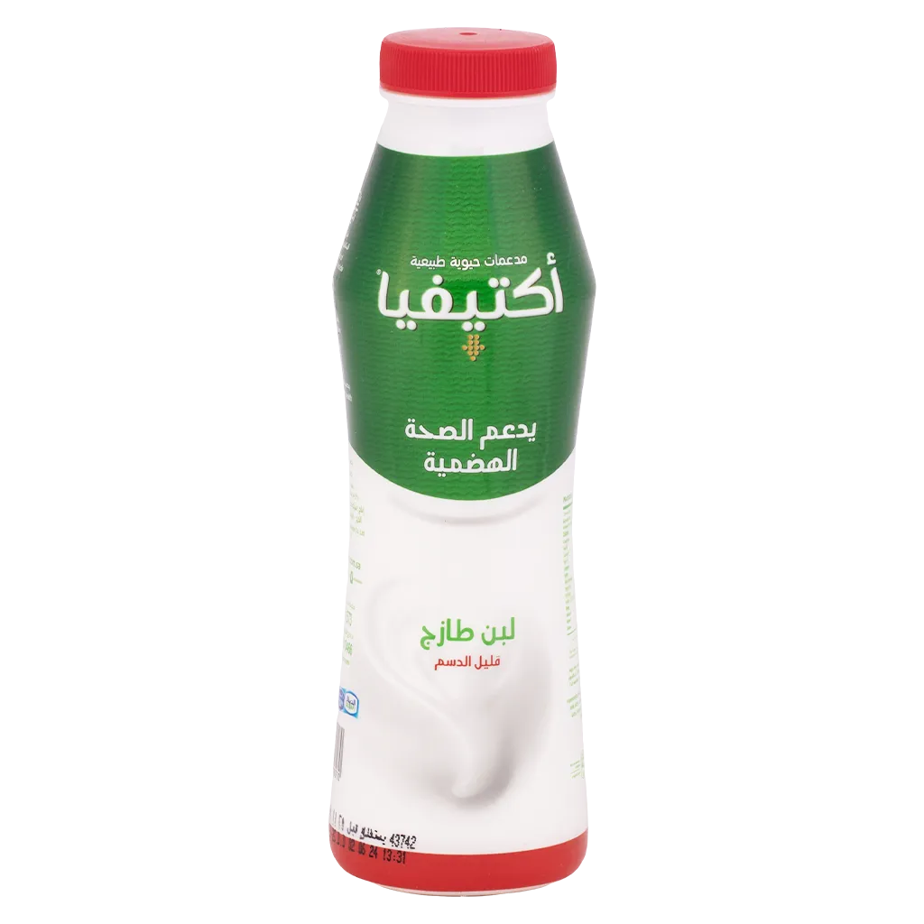 6281022118070_1 أكتيفيا لبن طازج قليل الدسم 375 مل - الصورة 1