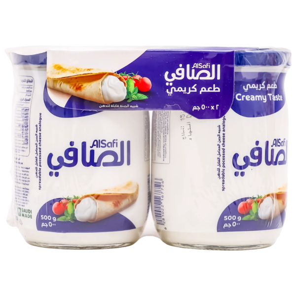 الصافي شبيه جبنة كريمية قابلة للدهن 2 حبة 500 ج