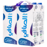 الصافي حليب طويل الأجل كامل الدسم 4 حبات 1 لتر