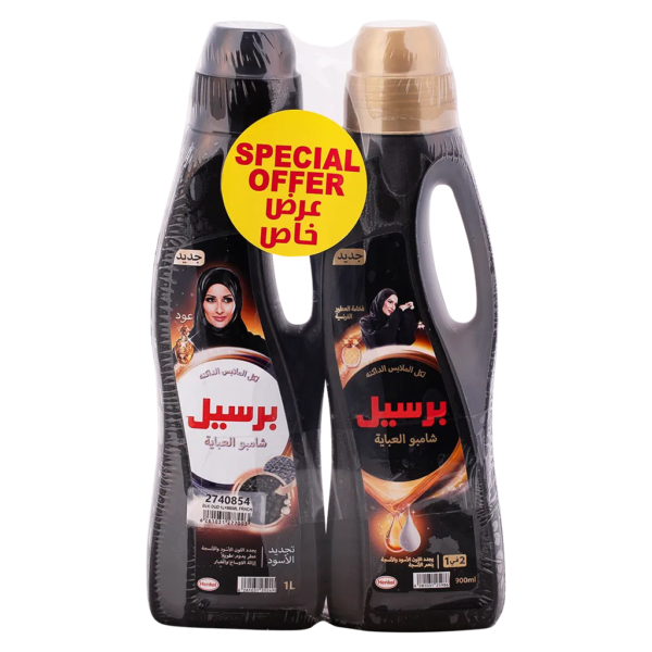 برسيل شامبو العباية أصالة العود 1 لتر + 900 مل مجانا