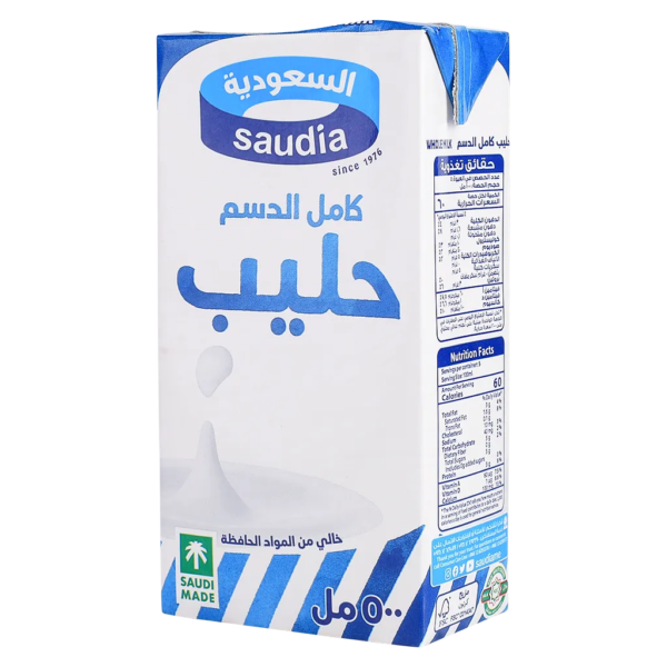 السعودية حليب كامل الدسم 500 مل