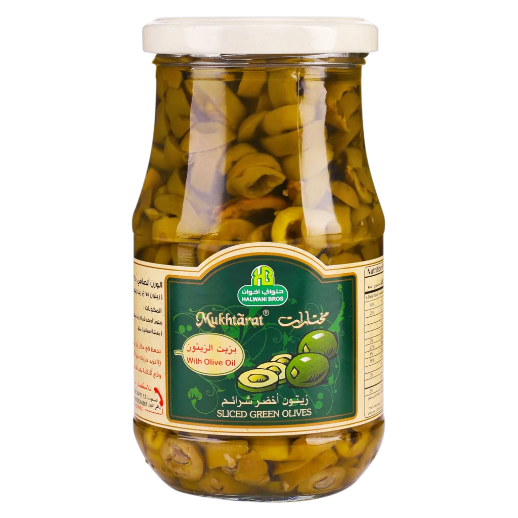 6281041291013_1 مختارات زيتون أخضر شرائح 325 ج - الصورة 1