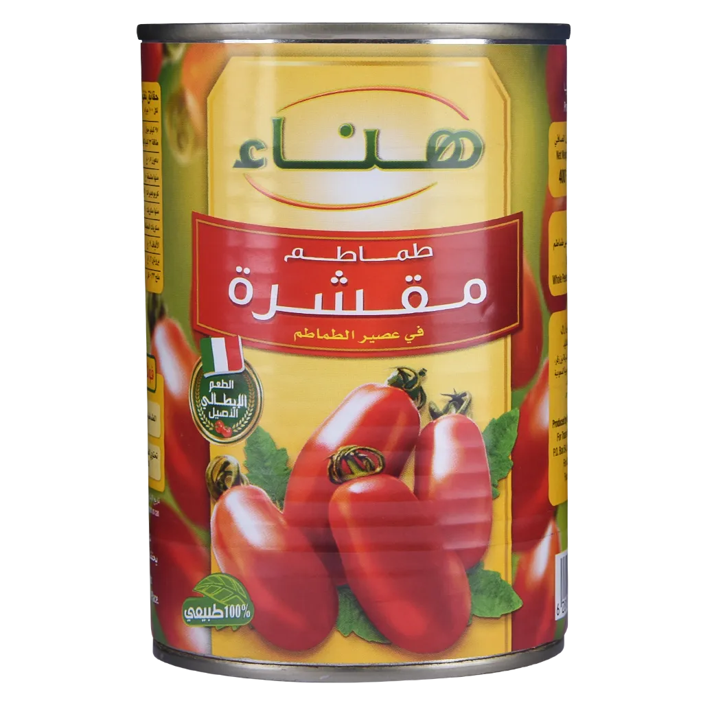 6281055057087_1 هناء طماطم مقشرة 400 ج - الصورة 1