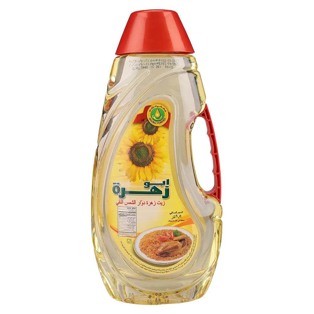 6281055703403_1 أبو زهرة زيت دوار الشمس 1.5 لتر - الصورة 1