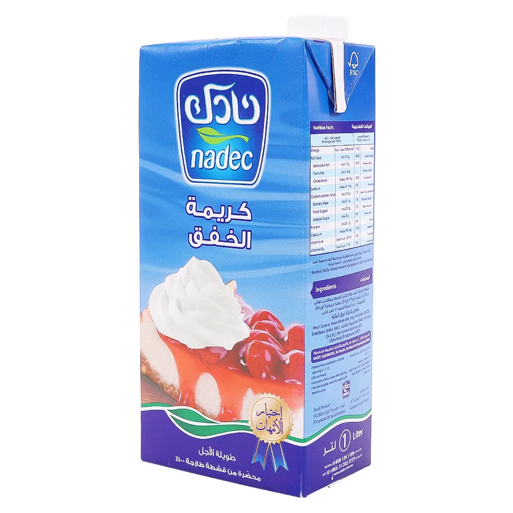 6281057005512_1 نادك كريمة خفق 1 لتر - الصورة 1