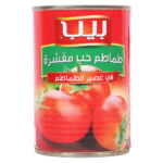 بيب طماطم حب مقشر في عصير طماطم 400ج