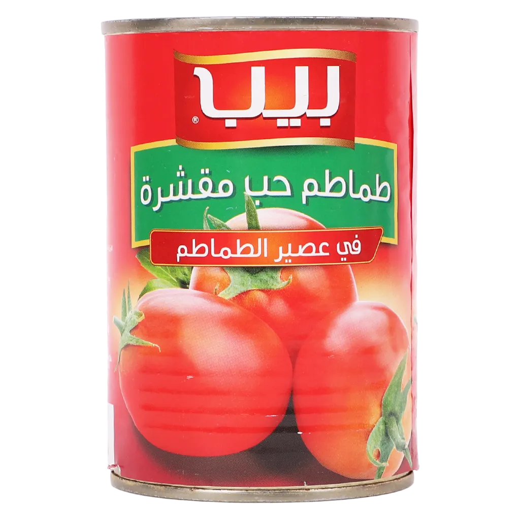 6281063018087_1 بيب طماطم حب مقشر في عصير طماطم 400ج - الصورة 1